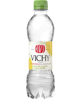 Olvi Vichy Sitruuna-Lime + magnesium kivennäisvesi 24 x 0,5 L