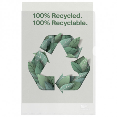 Esselte muovitasku Recycled A4 100mic, 100kpl/ras
