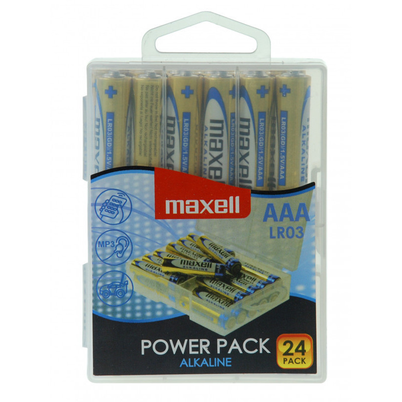 Batteri Maxell LR03 (AAA) 24-pack box