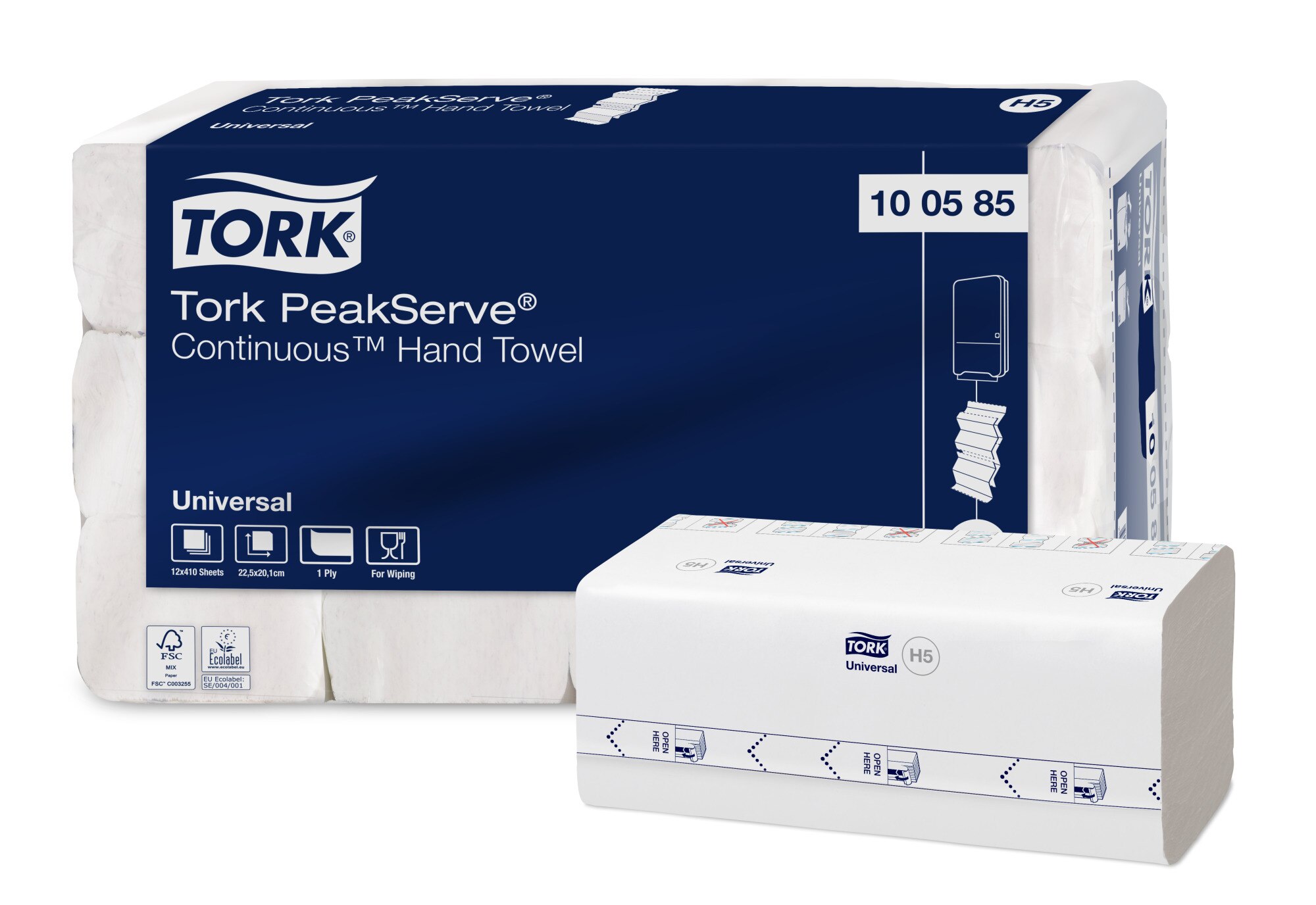 POISTUVA!Tork 100585 PeakServe® Continuous™ käsipyyhe H5