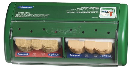 490700-Laastariautomaatti Salvequick Sis.40kpl 6444-45kpl 6036