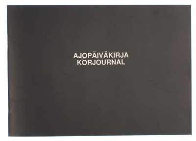 Kördagbok  A5L svart Liggande / 160 