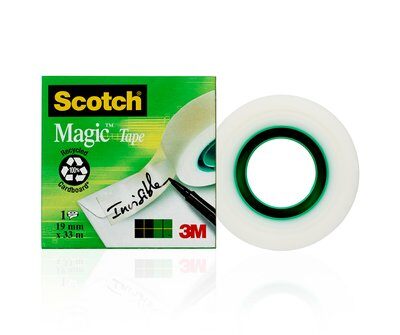 Scotch Magic 810, 19 mm x 33 m, 12 rll/pkt 