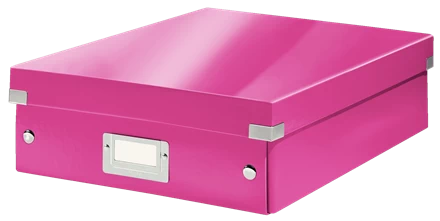 Leitz WOW Click & Store lokerikkolaatikko, pinkki 
