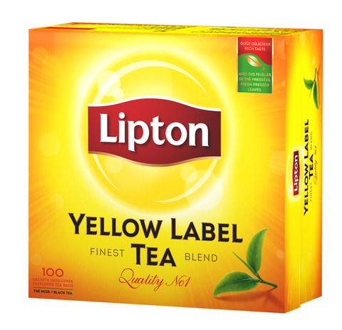 Lipton Tee Yellow label, 100pss/Ras