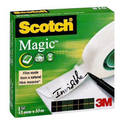 Scotch Magic 810, 12 mm x 33 m, 12rll/pkt