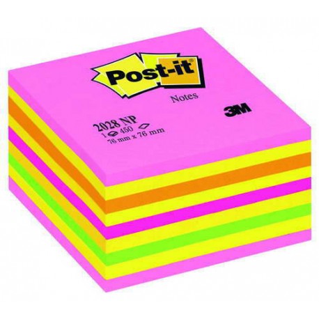 Post It-3M 2028P kub pink 