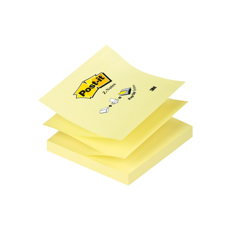 Viestilappu-Z-Note Canary Yellow 76x76