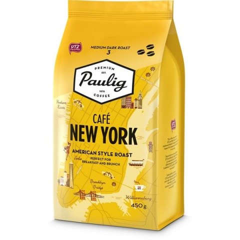 Paulig Cafe New York 8x450g kahvipapu UTZ 
