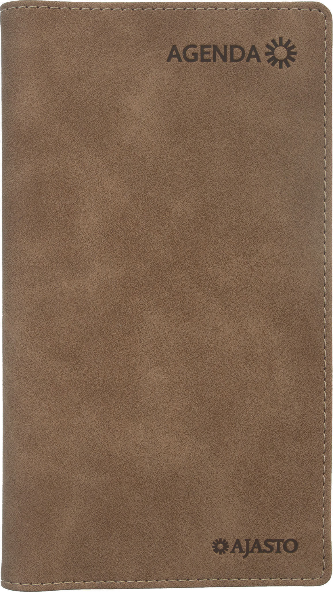 Agenda horizontal, ruskea 2026