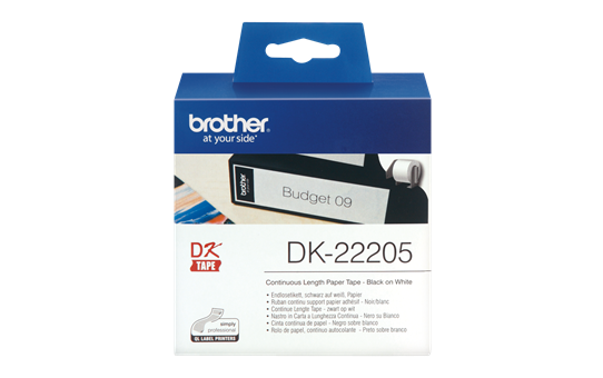 DK22205 Continuous length paper / 62mmx30,48m