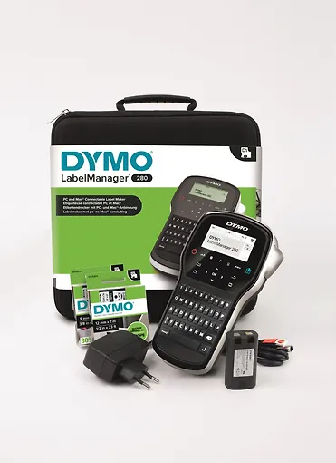 DYMO® LabelManager™ 280 Label maker Kit Case Qwerty 