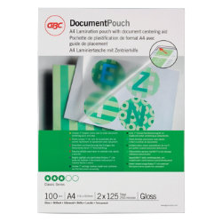 GBC 125 Mic A4 Laminointitasku gloss 3200723 / 100 kpl/ltk