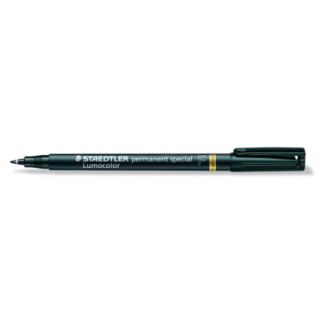 Merkkaustussi 319F-9 Musta / 0,6mm, 10 kpl/pkt