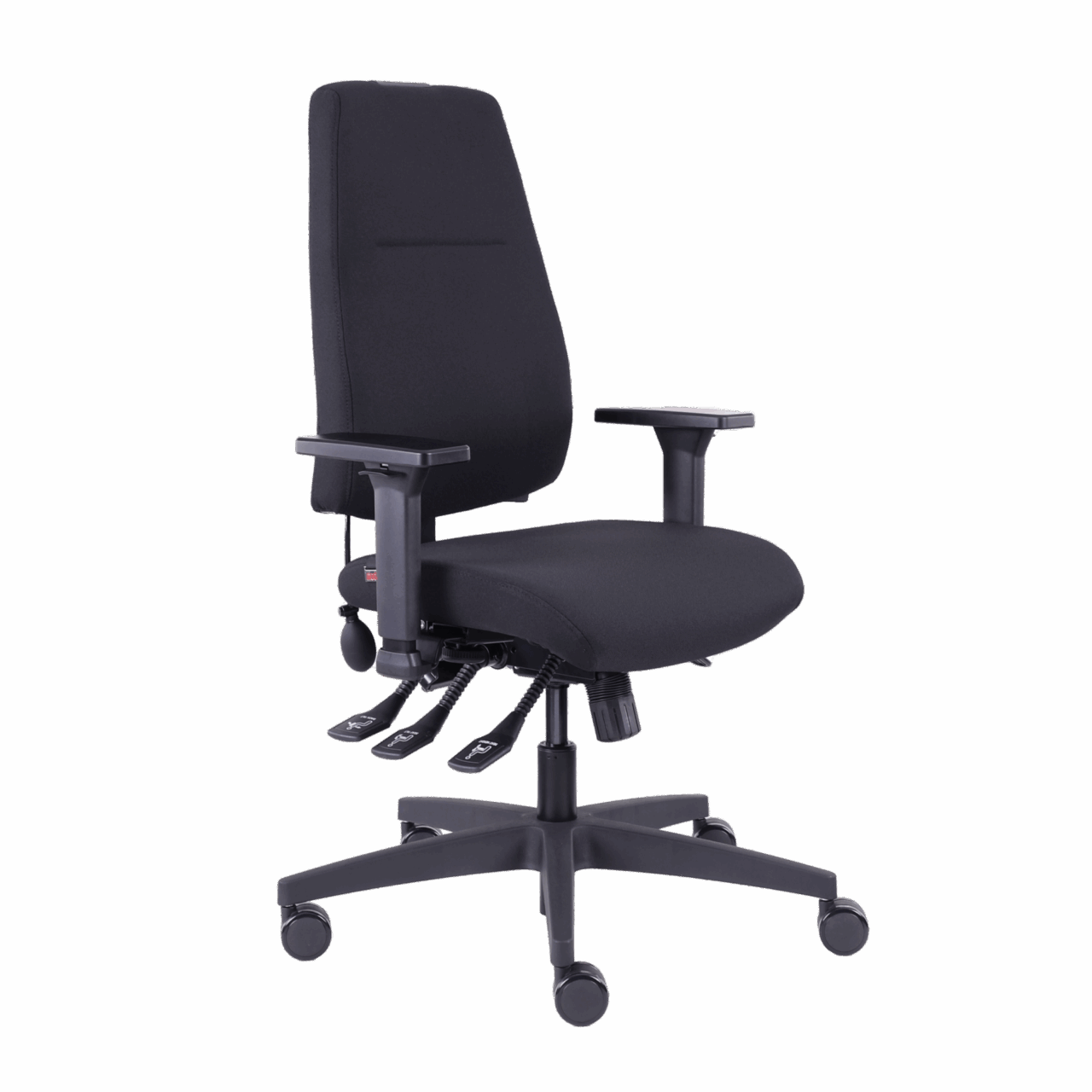 Modeo Linja A arbetstol, medelhög, svart