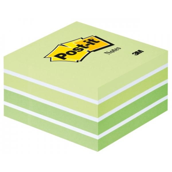 Post-it viestilappukuutio, pastellivihreä 76x76mm, 2028G