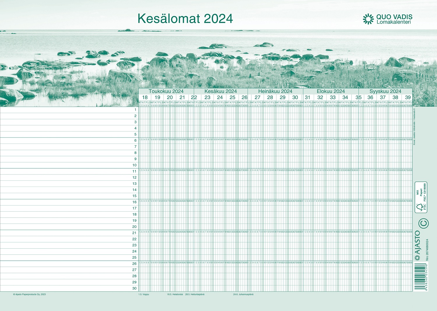 KALENTERIT2024 Ekman Systems