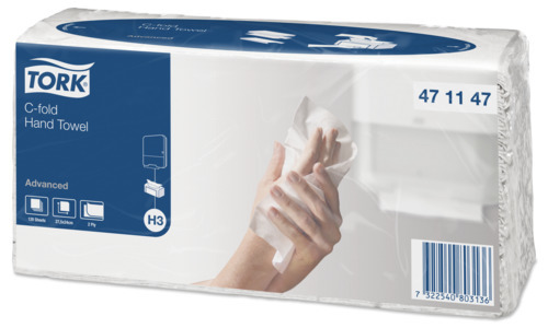 Tork 471147 käsipyyhe H3 C-taitettu, 2-krs