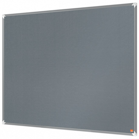 TT Ilmoitustaulu Nobo PremiumPlus, huopa, harmaa, 120x90cm