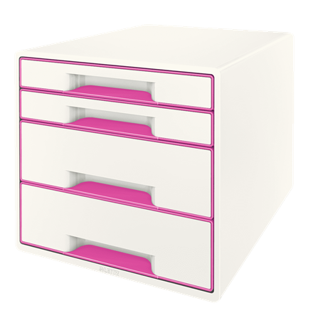 TT Leitz vetolaatikosto WOW Cube 4-ltk pinkki