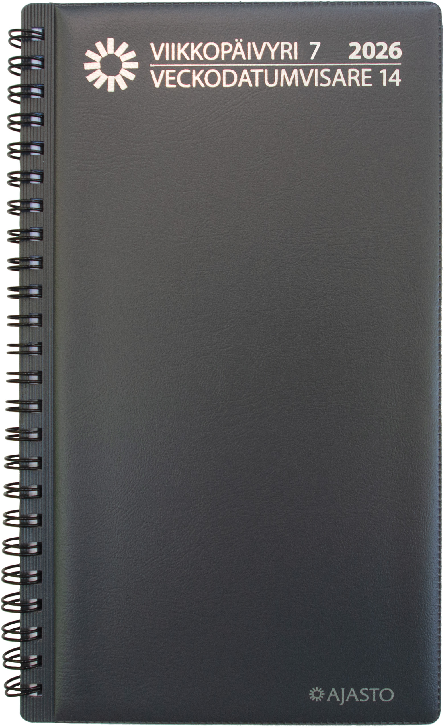 Viikkopäivyri/Veckodatumvisare 7, tummanharmaa 2026